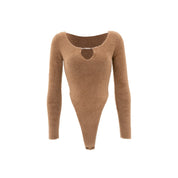 Velveteen V - Neck Long Sleeves - Dekayed