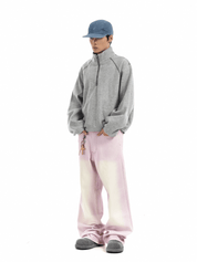 Washed Pink Wide Leg Pink - Dekayed