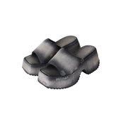 Wavy Thick Sole Slides - Dekayed