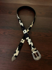 Western Drip Cowprint Classic Belt - Dekayed