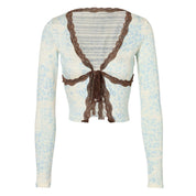 Wild Lace V - Neck Top - Dekayed