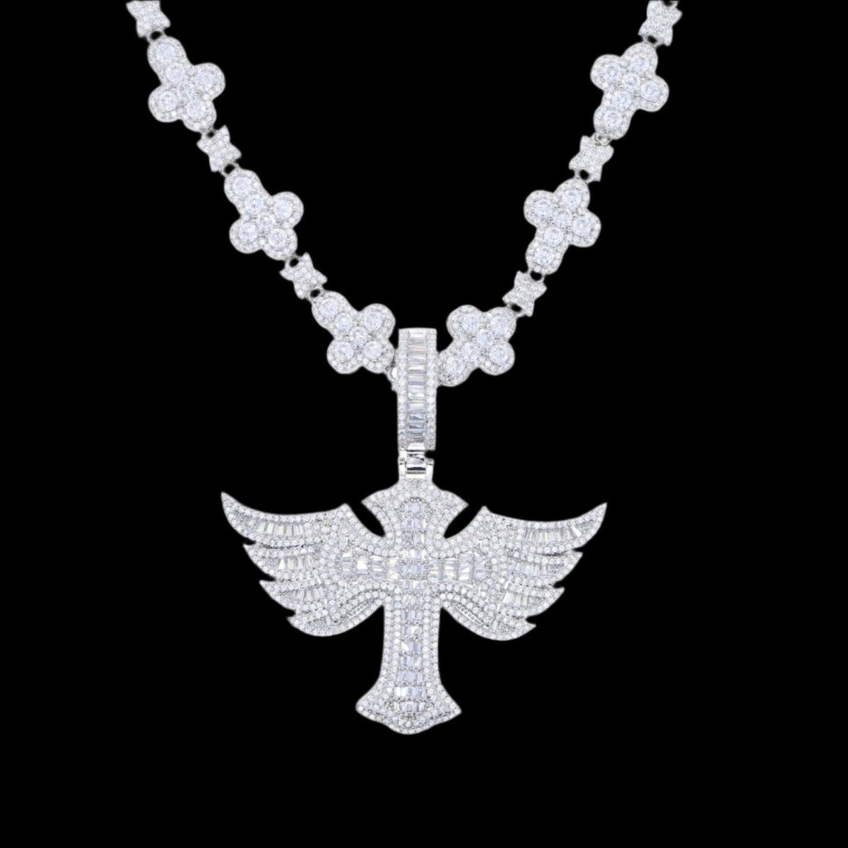 Winged Angel Zircon Diamond Necklace - Dekayed