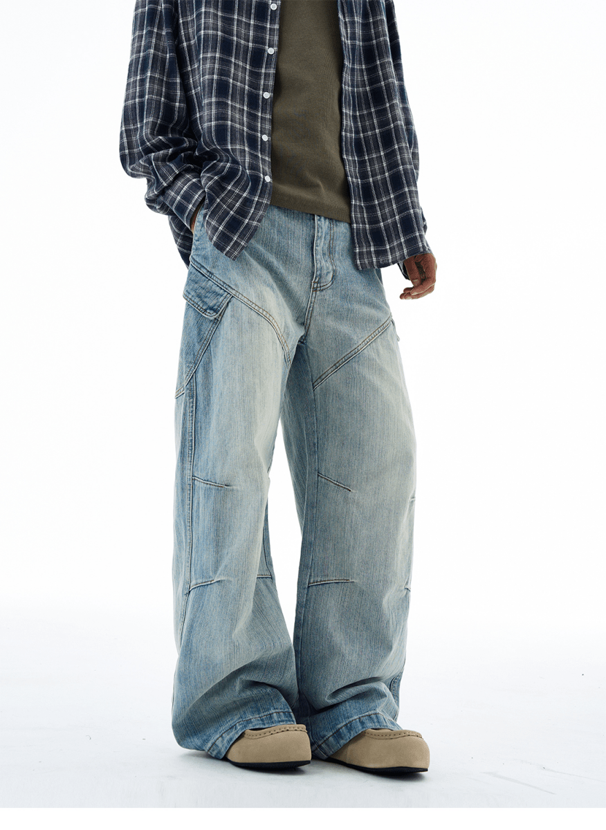 WLNEXT EdgePanel Baggy Jeans - Dekayed