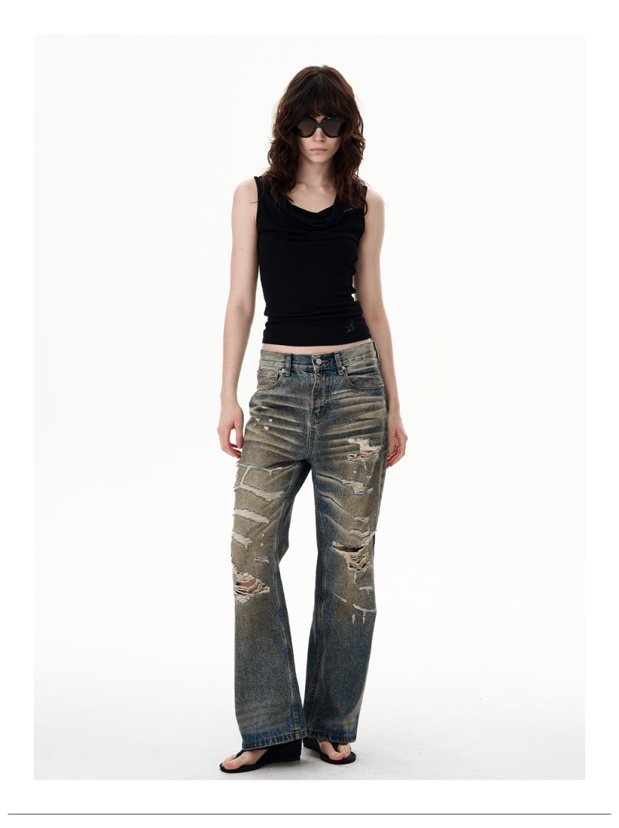 WLNEXT GreyMuse Drape Top - Dekayed