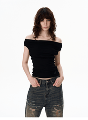 WLNEXT GreyMuse Drape Top - Dekayed