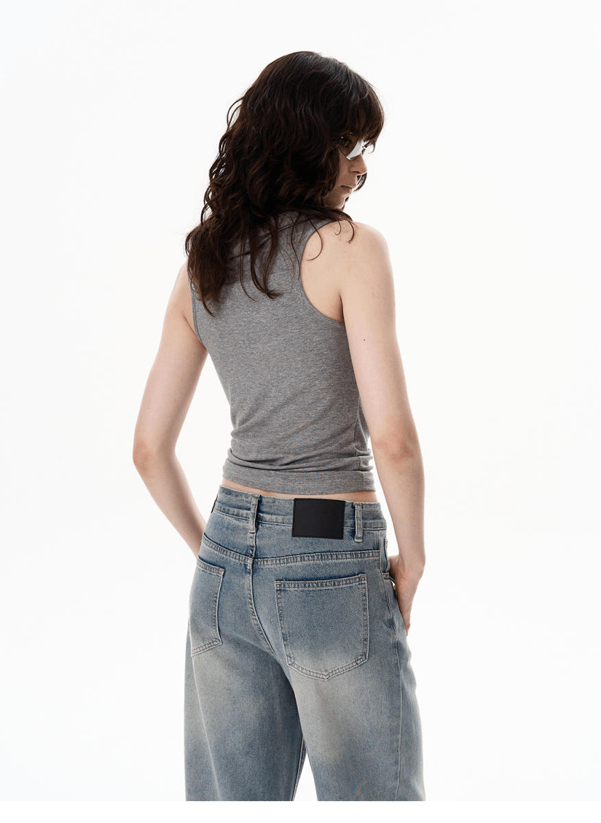 WLNEXT GreyMuse Drape Top - Dekayed