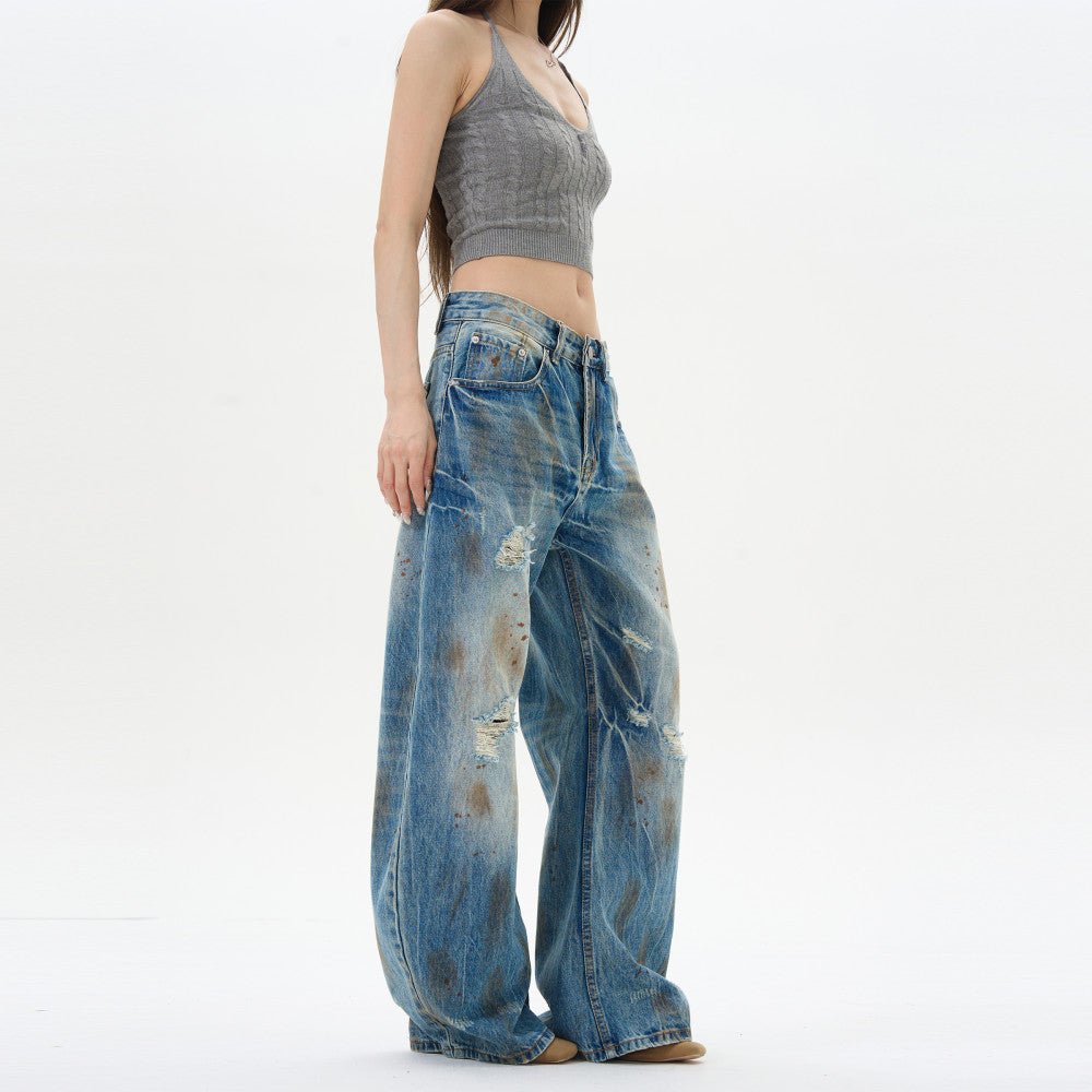 WLNEXT GrungeFade Denim Jeans - Dekayed