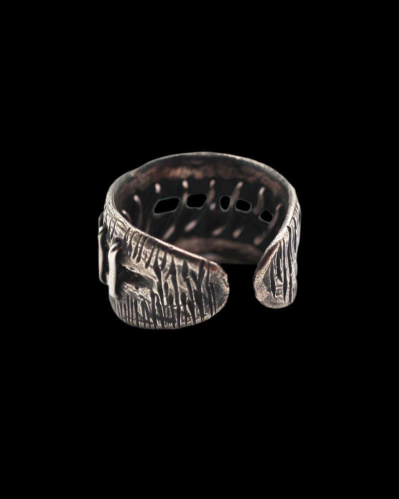 Vintage Industrial Stitched Ring