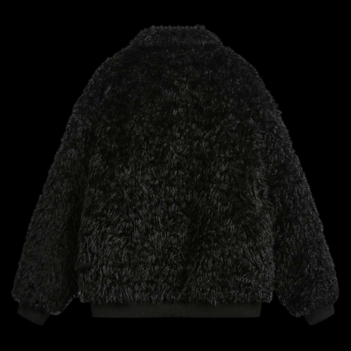 "Gemini" Metal leather Faux Fur Jacket