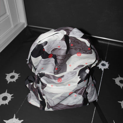 Roman Kayser 25SS RGB TARGET CAMO Pulse Snow Camouflage Leather Backpack Large Capacity image 4
