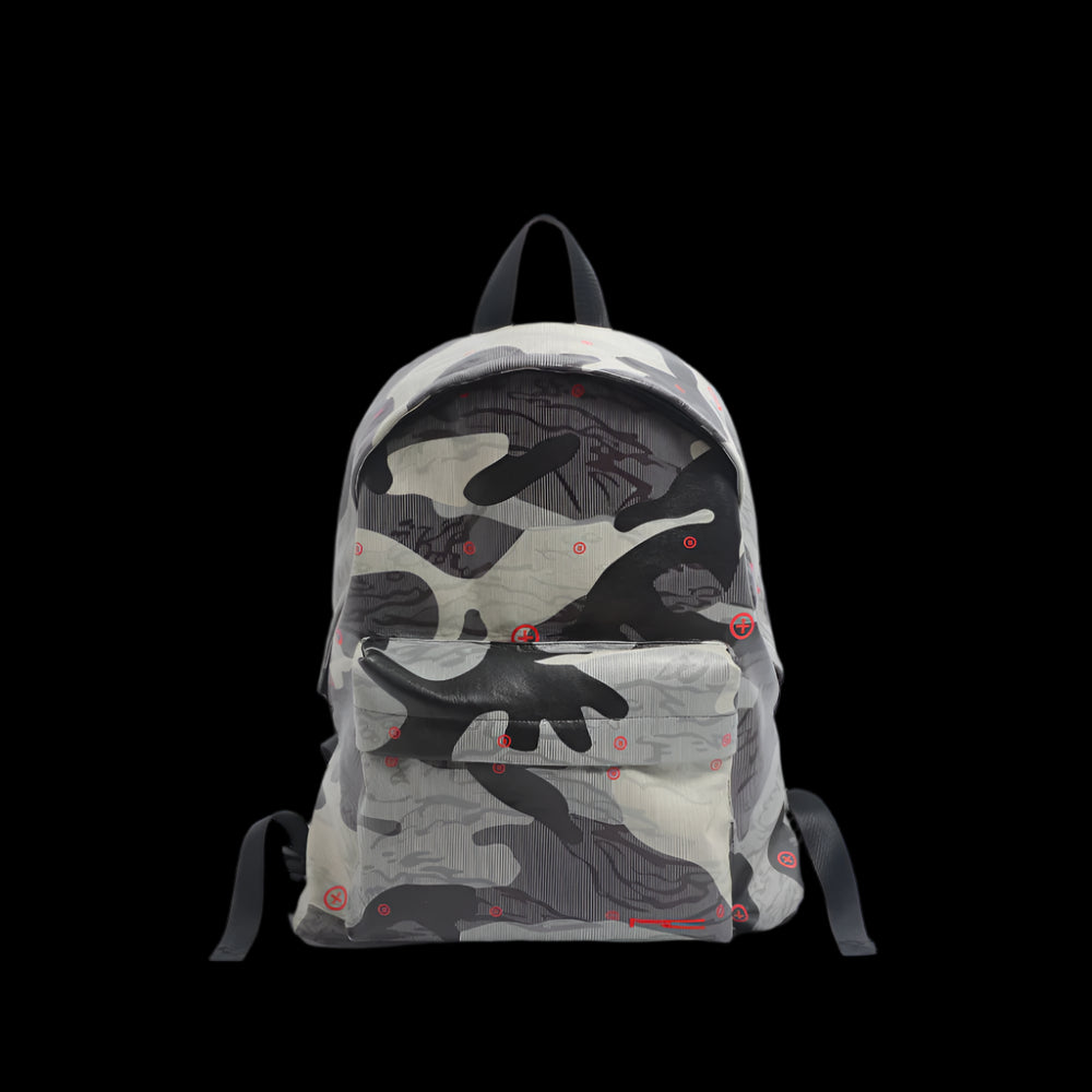 Roman Kayser 25SS RGB TARGET CAMO Pulse Snow Camouflage Leather Backpack Large Capacity image 0