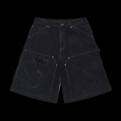 PacShop pac Cheetah Black Double Knee Corduroy Jade Shorts DOUBLE KNEE SHORTS image 15