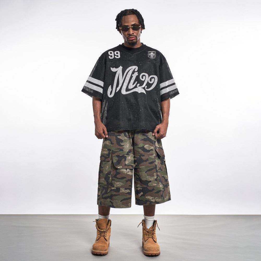 MT99 official flagship store street style OOTD camouflage pants light outdoor functional workwear cropped pants trendy shorts Invoices available image 5