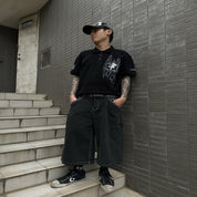 PT269 Totem skull Polo T shirt image 4
