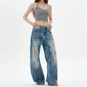WLNEXT GrungeFade Denim Jeans