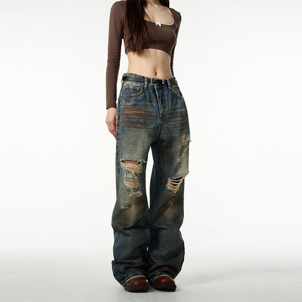 77FIGHT SINCE 77X77 RustRiot Denim Jeans