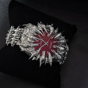 Handmade Original European and American Alien Vampire Dragon Scale Spiny Tin Soldering Watch for Men and Women Designed for a Small Market Quartz Watch image 4