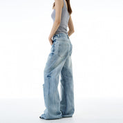 WLNEXT ShatterFade Denim Pants image 5