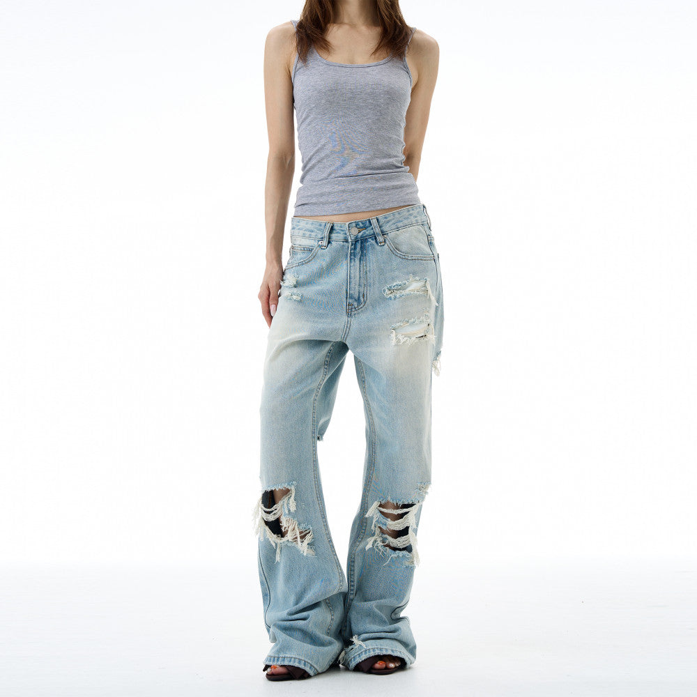WLNEXT RogueRipped Denim Jeans