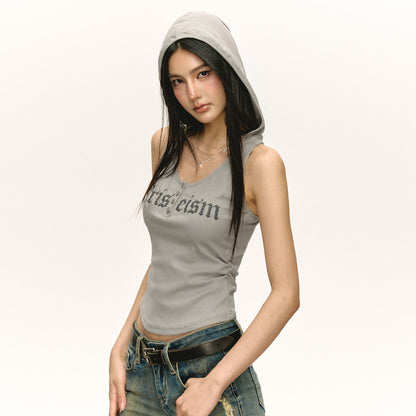 Ariseism American vintage camisole vest for women s summer new hot girl top image 4