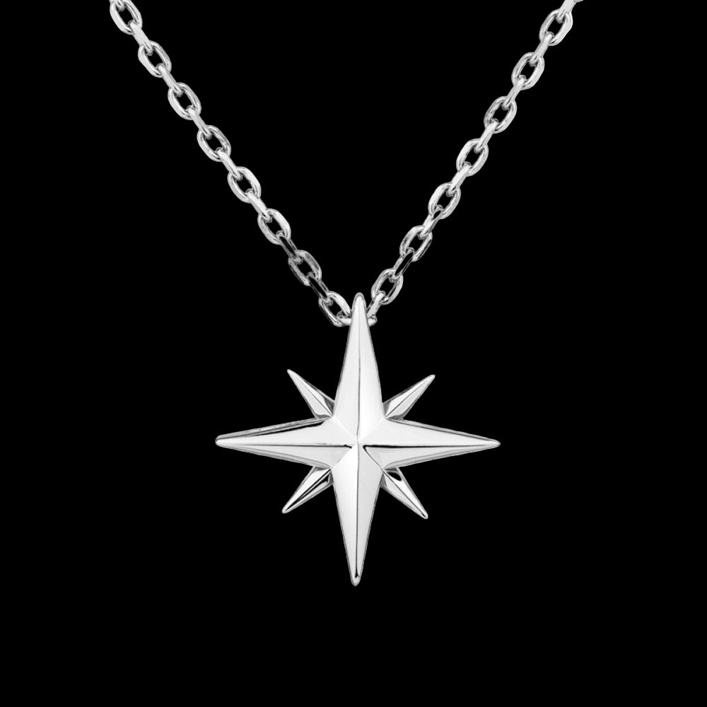 JANENG Chase Shore 925 sterling silver cross star rotating pointer pendant for men and women without gender matching necklace for couples image 5