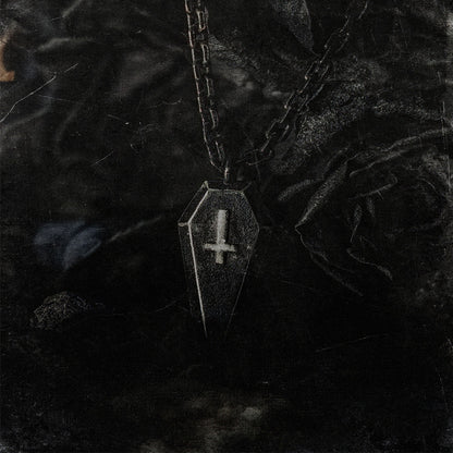 Underwater Hell Coffin Neck Handmade Old Gothic Devil Coffin Necklace from Waste Soil image 5