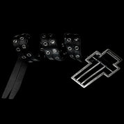 ATANNOTHINGNESS Retro vintage cross buckle double layered split waist belt top layer cowhide leather belt image 0