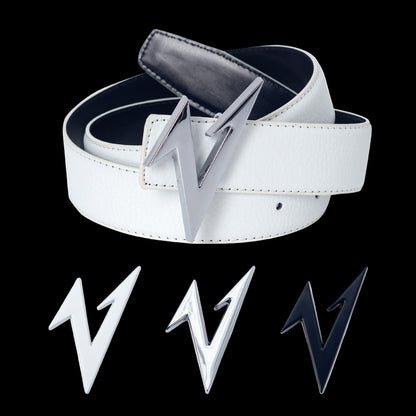 VAKA TYPEHYT2024s antique cowhide waist belt with metal zinc alloy buckle image 0
