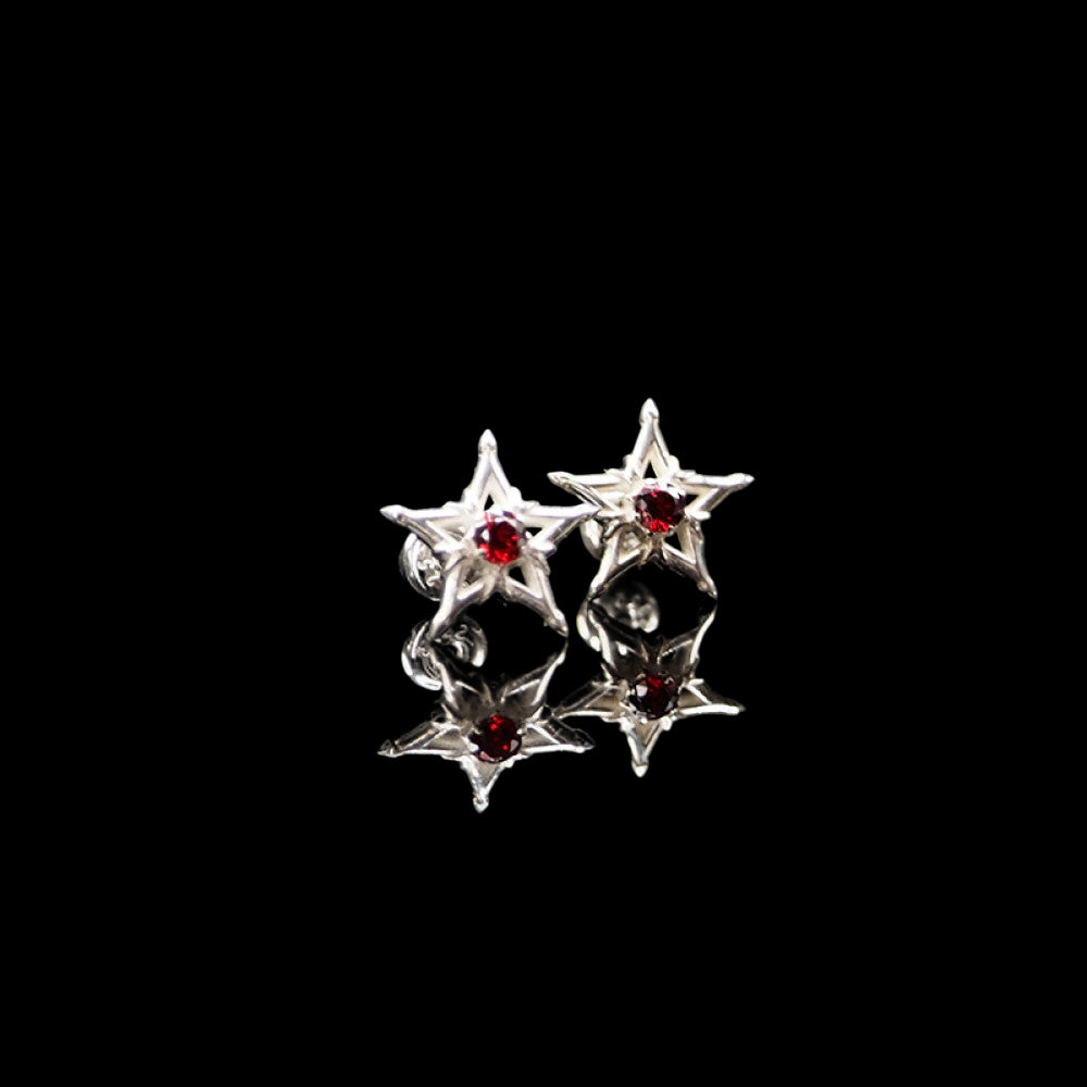 NightMelody Crimson Nova Studs