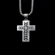 Nocturne Studio S925 pure silver original handmade niche dark gothic skull cross pendant necklace image 2