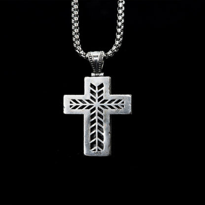 Nocturne Studio S925 pure silver original handmade niche dark gothic skull cross pendant necklace image 2