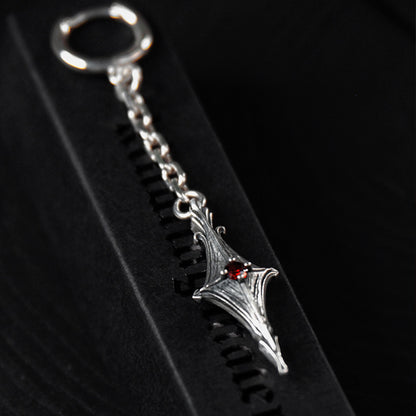 NightMelody Crimson Dagger Earrings