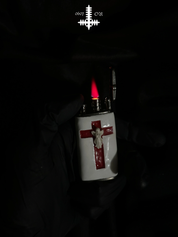 Limited Edition Red Crossed Angel Lighters