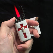 Limited Edition Red Crossed Angel Lighters