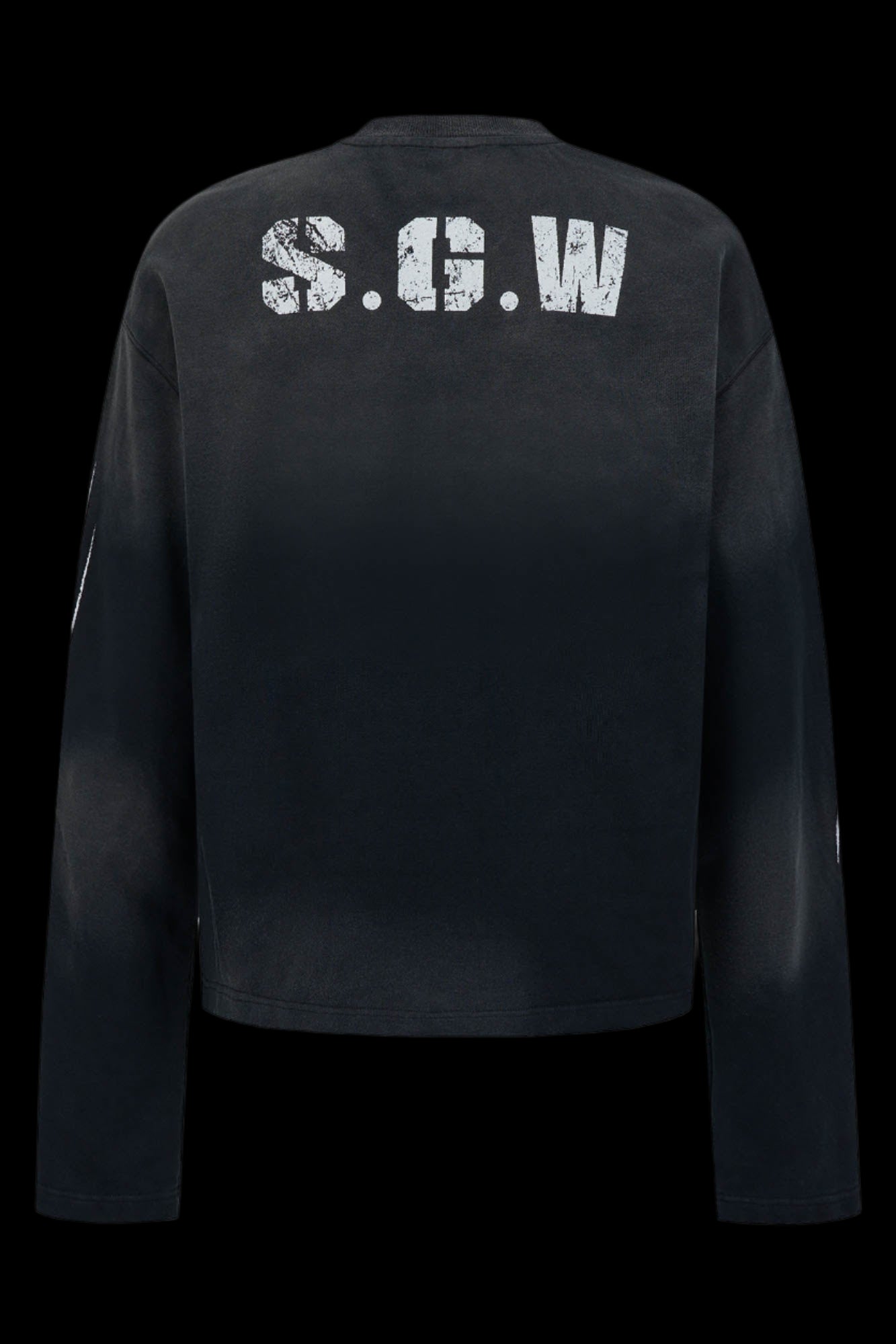 No.5 Distressed Long-Sleeve Shirt
