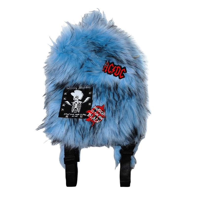 Rock Punk Plush Backpack