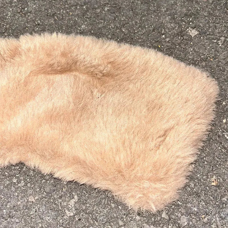 PAIKI "Cyrus Empire" Holy Cross Fur Bomber Jacket