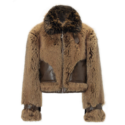 Edge Fur Splice Coat