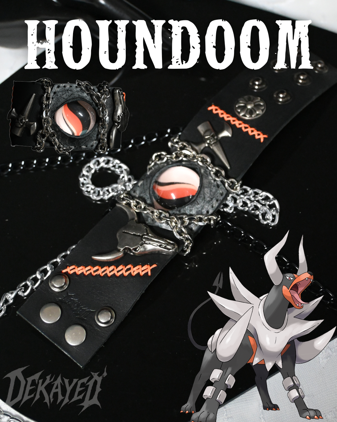 Houndoom Mega stone Bracelet