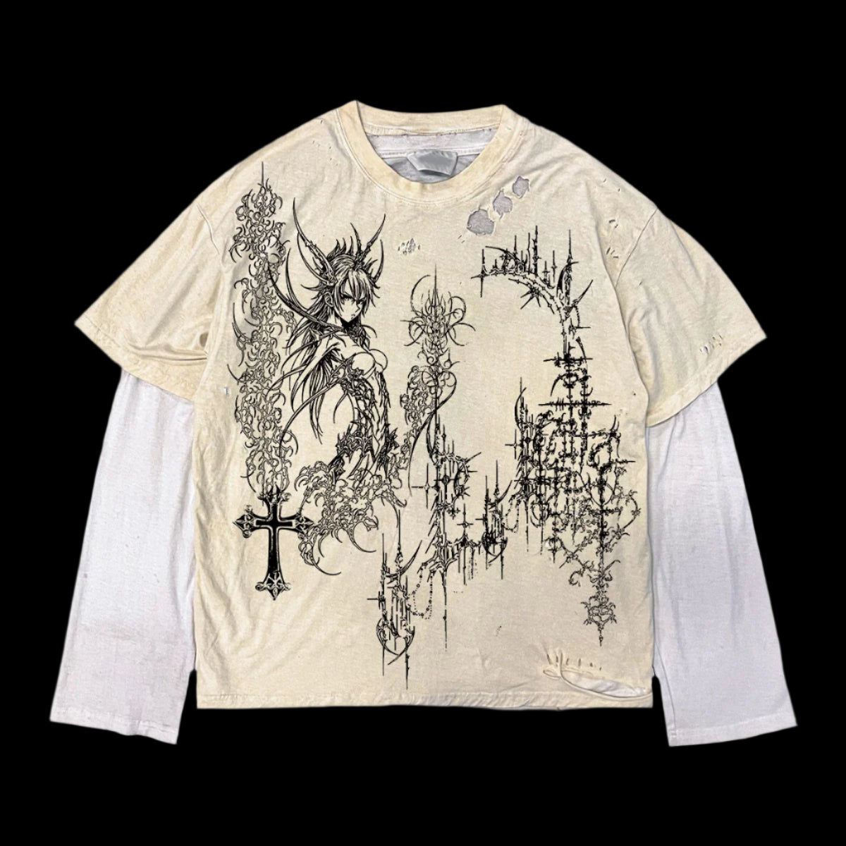 Vintage Two Piece Long Sleeve Shirt
