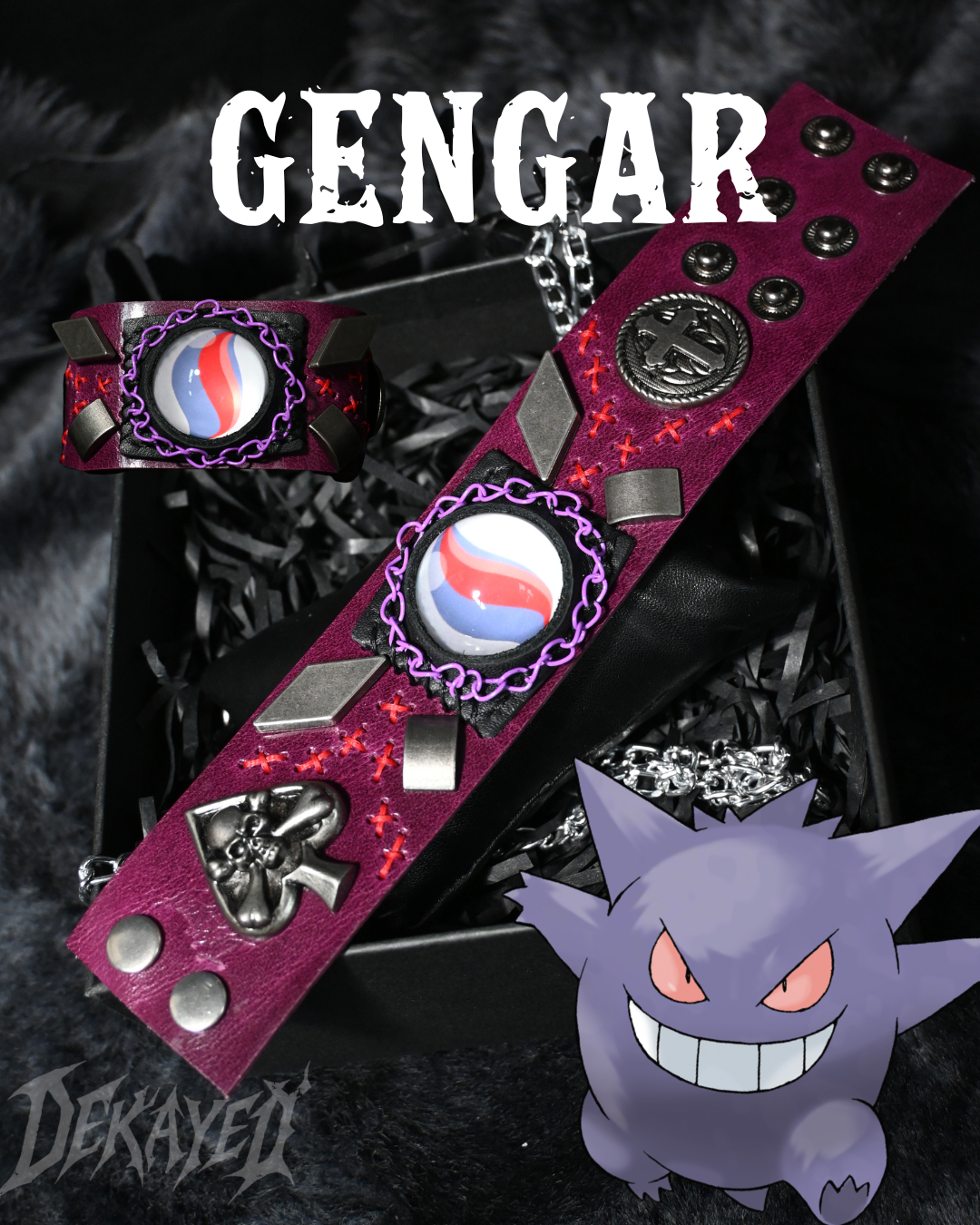 Gengar Mega stone Bracelet