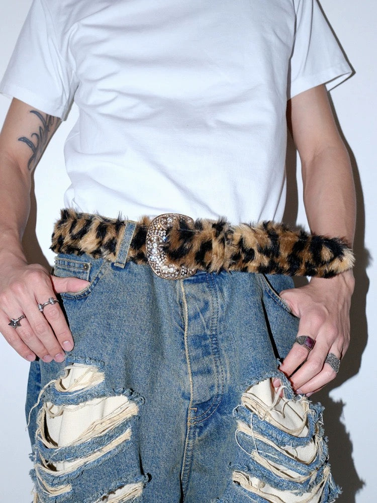 Leopard Print Belt  2025