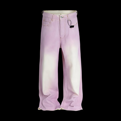 Washed Pink Wide Leg Pink