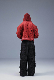 Crimson Burnout Zip