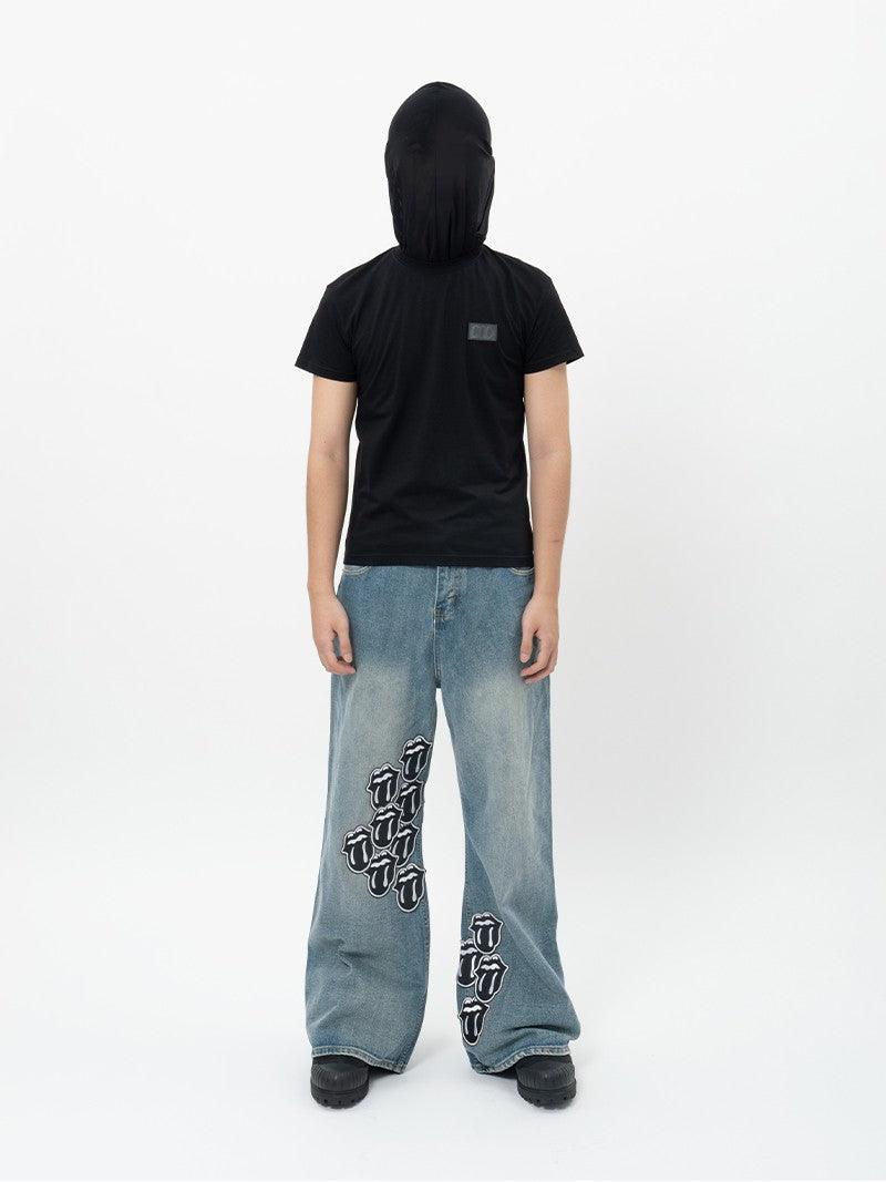 NOTHINGNESSWORLD &quot;Dream&quot; Tongue Jeans – Urban Streetwear