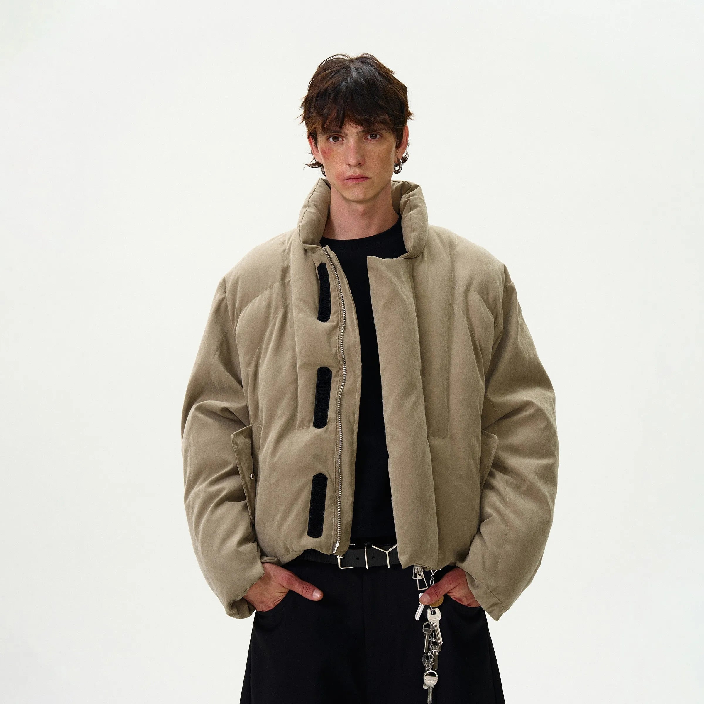 "Jo$hua" Brushed Cotton Armor Coat