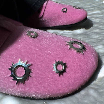 Mohair Steel Bullet Clogs