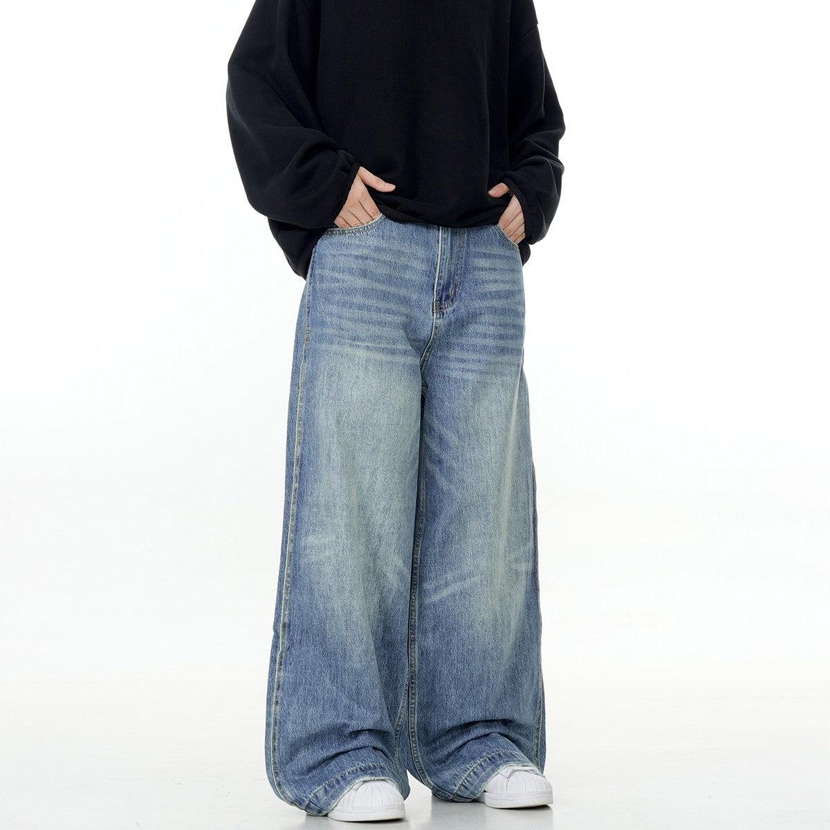 Washed Clean Fit Extra Baggy Jeans