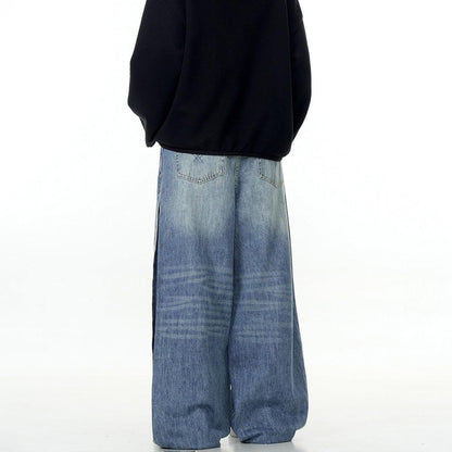 Washed Clean Fit Extra Baggy Jeans