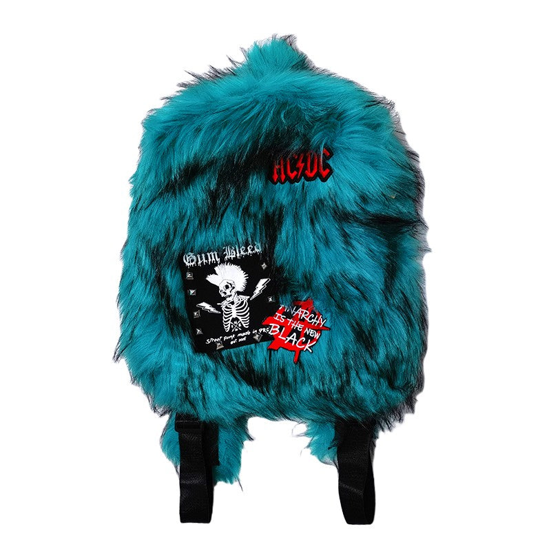 Rock Punk Plush Backpack